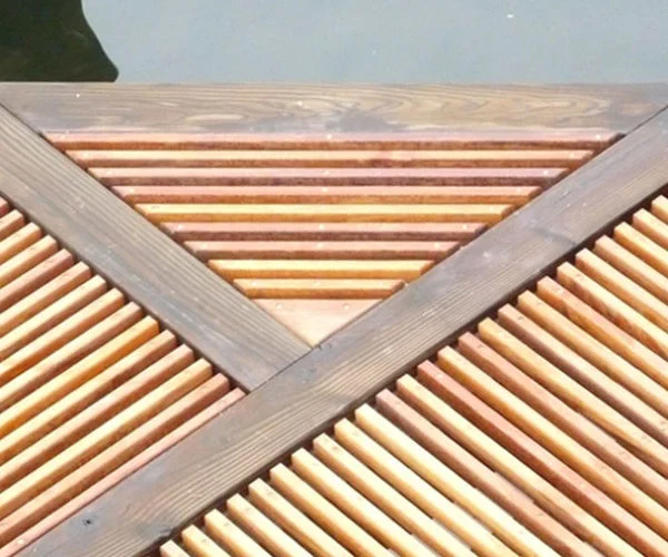 Custom waterfront pier