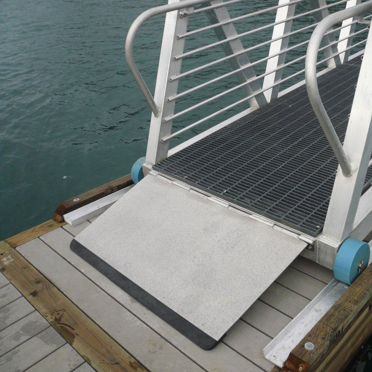 Pier Connecting to a Dock