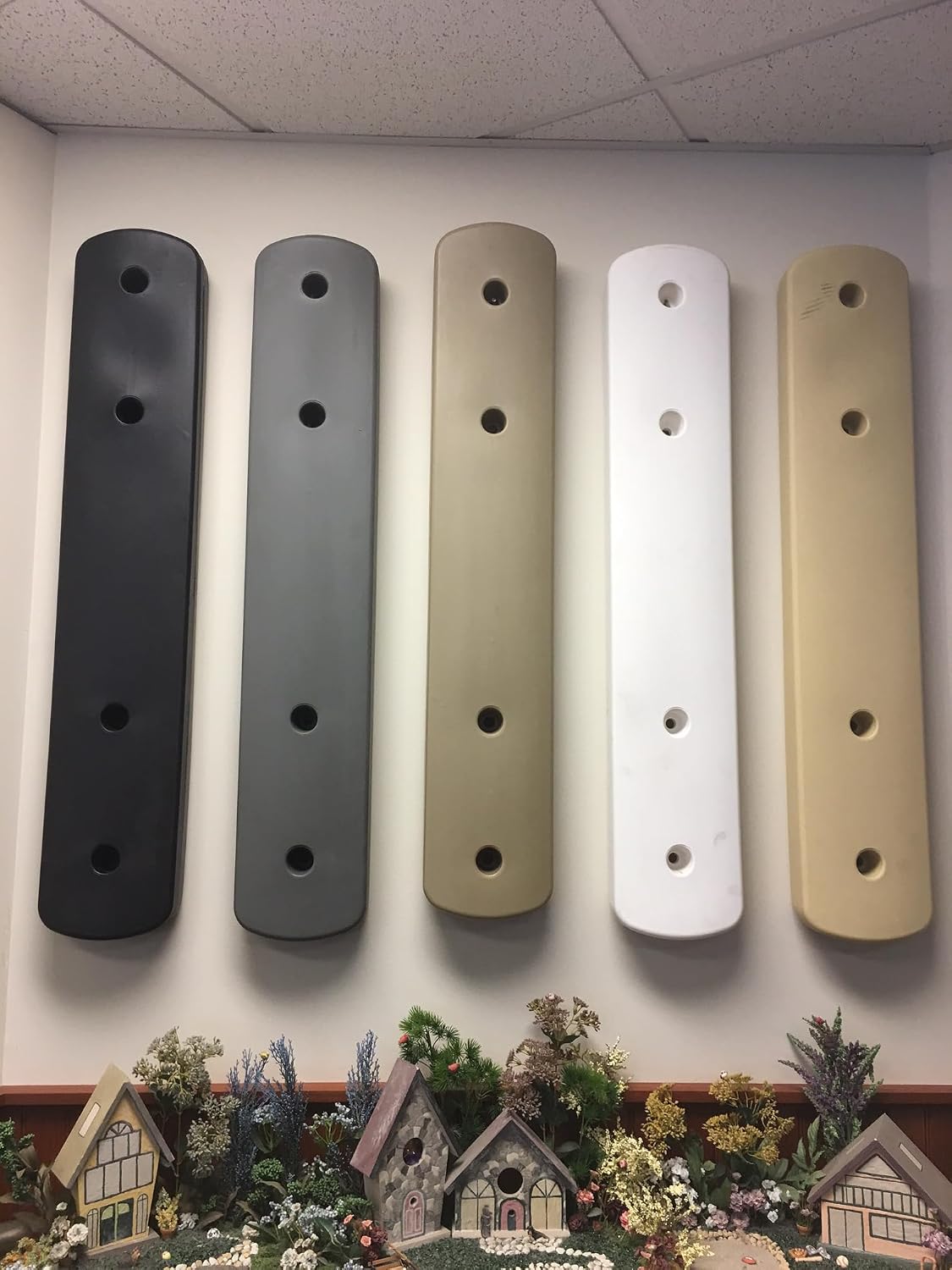 WCI heavy-duty marine dock fenders in black, gray, tan and white